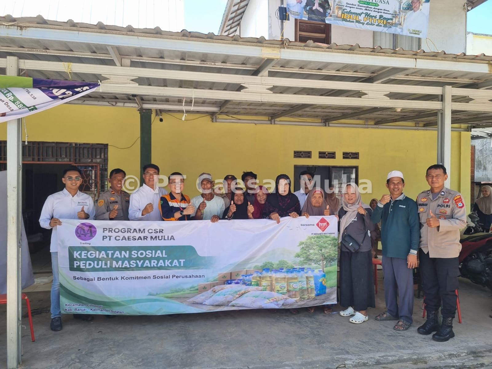 Program CSR: Kegiatan Sosial Peduli Masyarakat (Kec. Cintapuri, Kab. Banjar)
